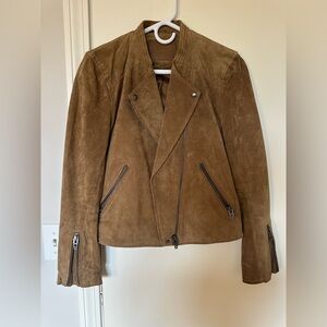 BLANKNYC Brown Suede Moto Women's Jacket
